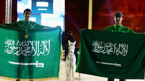 تهانينا للطلاب هشام التميمي وعبدالملك بن خريف على حصولهما على المركزين الأول والثاني في كأس العالم للرماية من على ظهر الخيل.