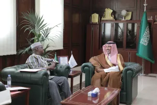 رئيس جامعة الأمير سطام يلتقي سفير بوركينا فاسو ويبحثان تعزيز التعاون المشترك