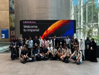 طلاب جامعة الأمير سطام يبدأون برنامج إعداد قادة الاستدامة في إمبريال كوليدج لندن