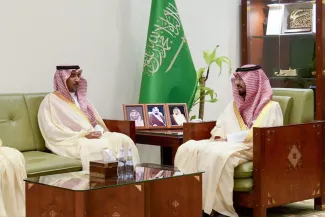 محافظ الخرج يستقبل رئيس جامعة الأمير سطام