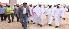 الدكتور الحامد يتفقد مشاريع جامعة الأمير سطام في محافظة الأفلاج