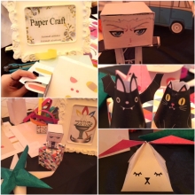 ورشه عمل paper craft (مشغولات من الورق ) بكلية الصيدلة شطر الطالبات 