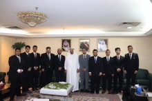 سفير المملكة في ماليزيا يستقبل طلاب كلية الطب بجامعة الأمير سطام 