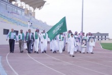 كلية التربية تنظم مسيرة الوطن بمناسبة اليوم الوطني 89 للمملكة العربية السعودية
