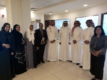 عميد كلية الصيدلة ومؤسسو الجمعية السعودية للأبحاث العلمية يزورون المركز السعودي لسلامة المرضى 