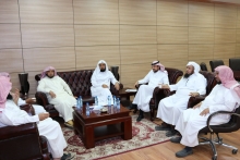 الاجتماع الأول لتفعيل اتفاقية مقررات الثقافة الإسلامية بجامعة الأمير سطام