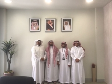 المشرف العام على كلية الهندسة بالخرج يستقبل مسؤول التدريب بالشركة السعودية للكهرباء