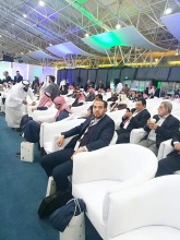 عدد من منسوبي قسم المحاسبة في كلية إدارة الأعمال بالحوطة في زيارة لمنتدى المحاسبين السعودي