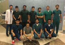 أعضاء نادي جرعة في زيارة لمستشفى الملك عبدالله التخصصي للأطفال
